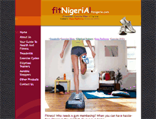 Tablet Screenshot of fitnigeria.com